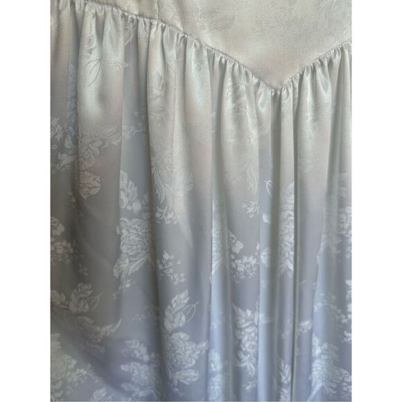 Vintage Gunne Sax Jessica McClintock White Satin w/ Lace overlay collar wedding - Picture 16 of 16